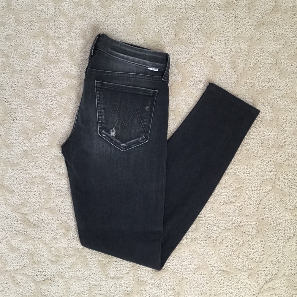 MOTHER Denim THE LOOKER Destroyed Lovers Size 27